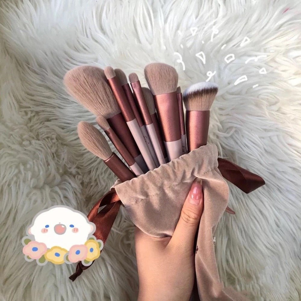 13-Piece Premium Makeup Brush Set for Flawless Application