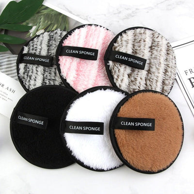 Premium Reusable Makeup Removal Sponge - 1/3PCS Microfiber Cleansing Puff