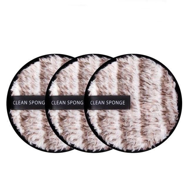 Éponge de Maquillage Réutilisable Premium - 1/3PCS Éponge de Nettoyage en Microfibre