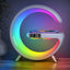 Wireless Charger Alarm Clock with Speaker and RGB Light