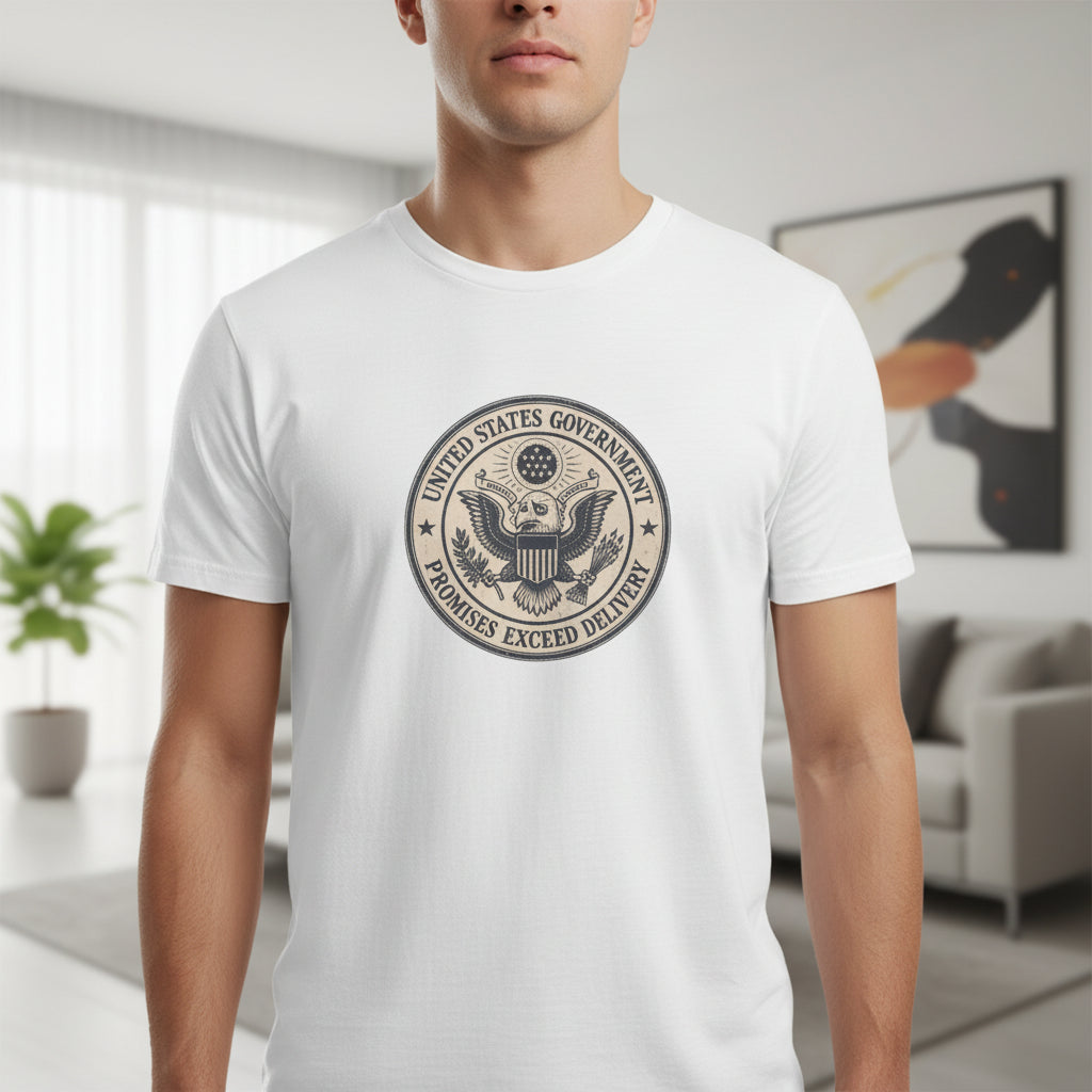 T-shirt avec le sceau du gouvernement des États-Unis - T-shirt en coton premium