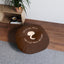 Sit If You Must. The Cat Will Return. Round Floor Pillow