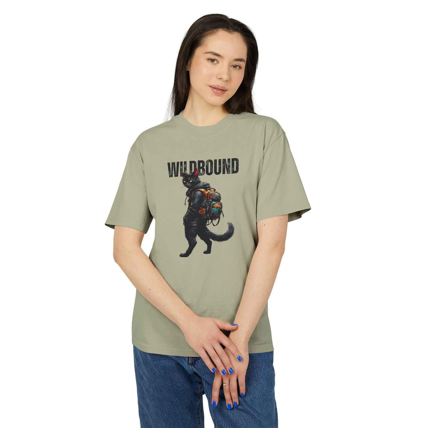Wildbound Backpack Cat Heavyweight Tee