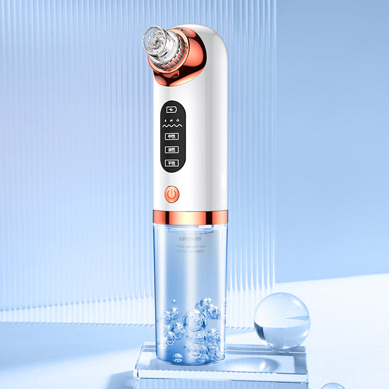 Small Bubble Beauty Instrument Household Pore Cleaning Oxygen Injection Instrument Electric Blackhead Suction Instrument - Korvel