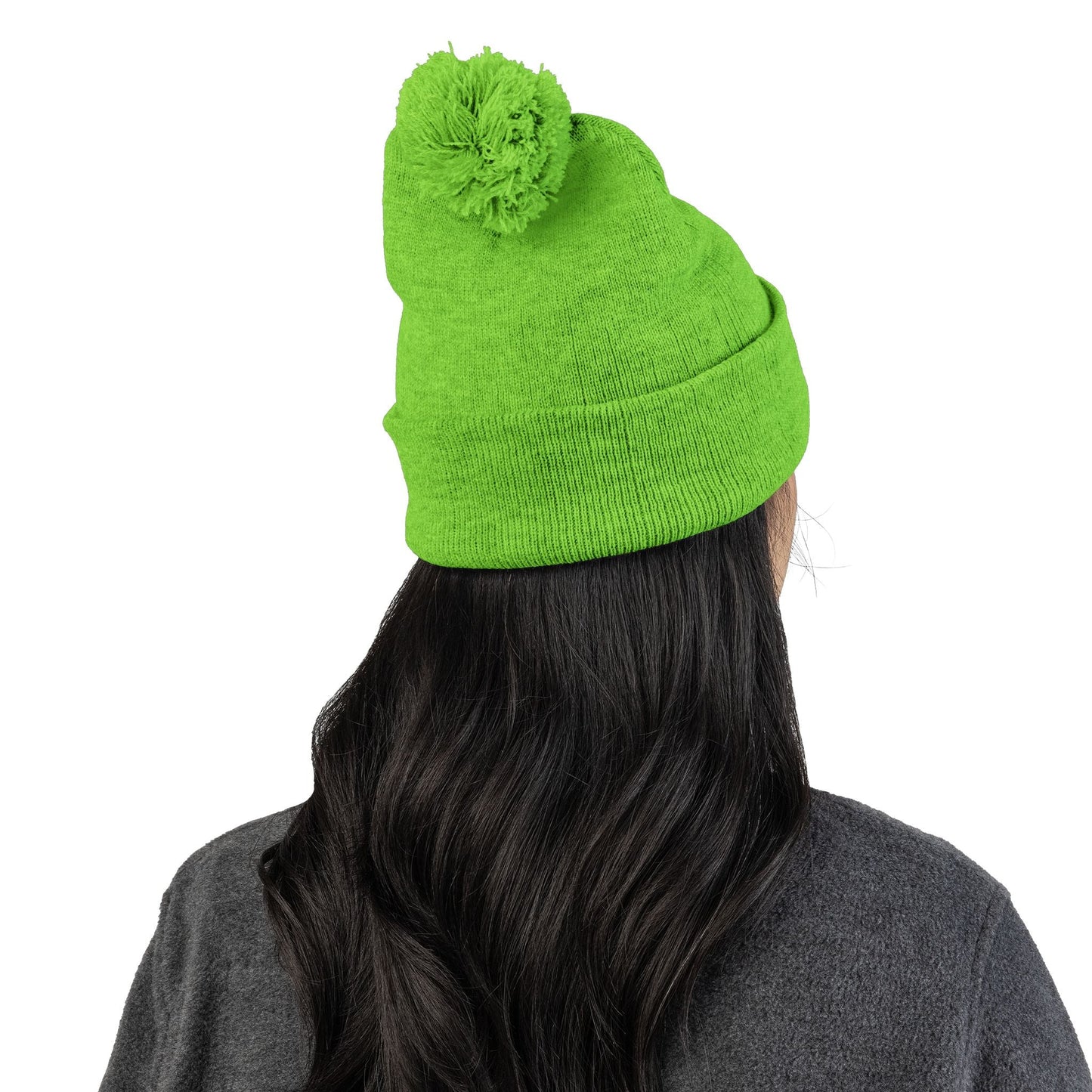 Gorro de Pom-Pom Still Here – Sombrero de Tejido para la Conciencia de la Epilepsia