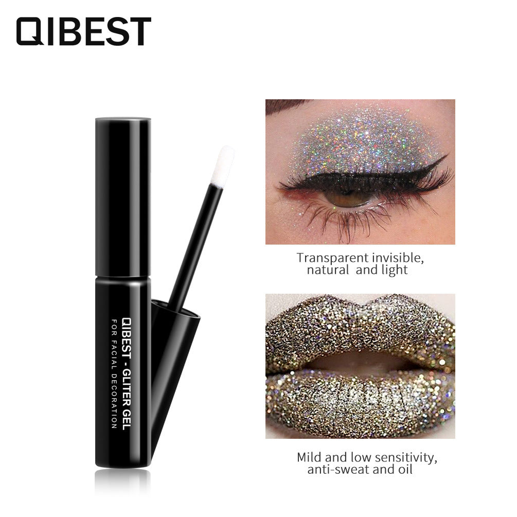 Adhesivo para Sombra de Ojos con Brillo de Secado Rápido QIBEST