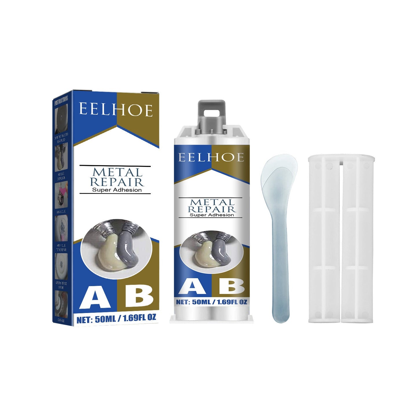 Metal Repair Glue, Crack Filling And Leak Plugging Quick Dry Crack High Temperature Welding Metal Repair Agent - Korvel