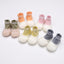 Cute Multi-Color Baby Walking Socks with Anti-Slip Sole