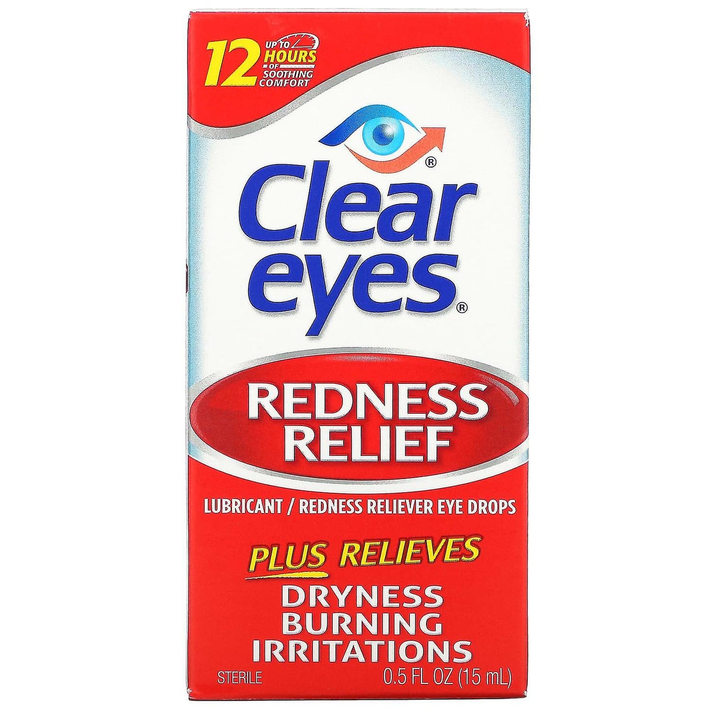 Gotas Lubricantes para los Ojos Clear Eyes para el Alivio del Enrojecimiento - 0.5 Fl Oz