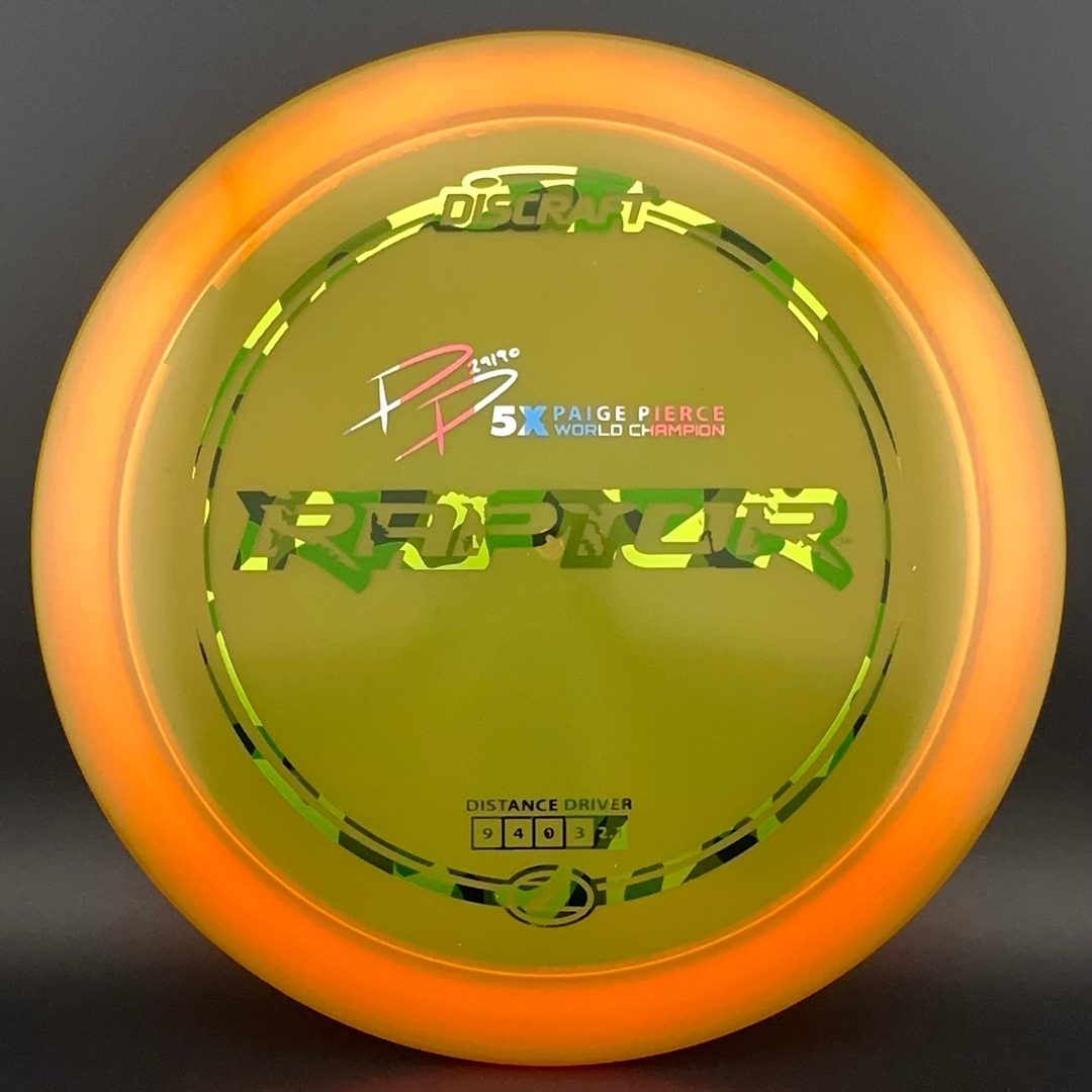 Z Line Raptor - Controlador de Disco de Golf Premium por Paige Pierce