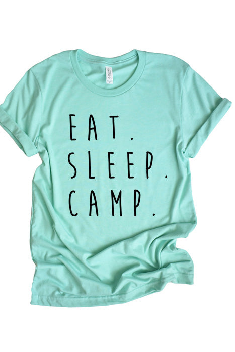 Eat Sleep Camp Unisex T-Shirt