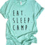 Eat Sleep Camp Tank - Premium Unisex Tee - Korvel