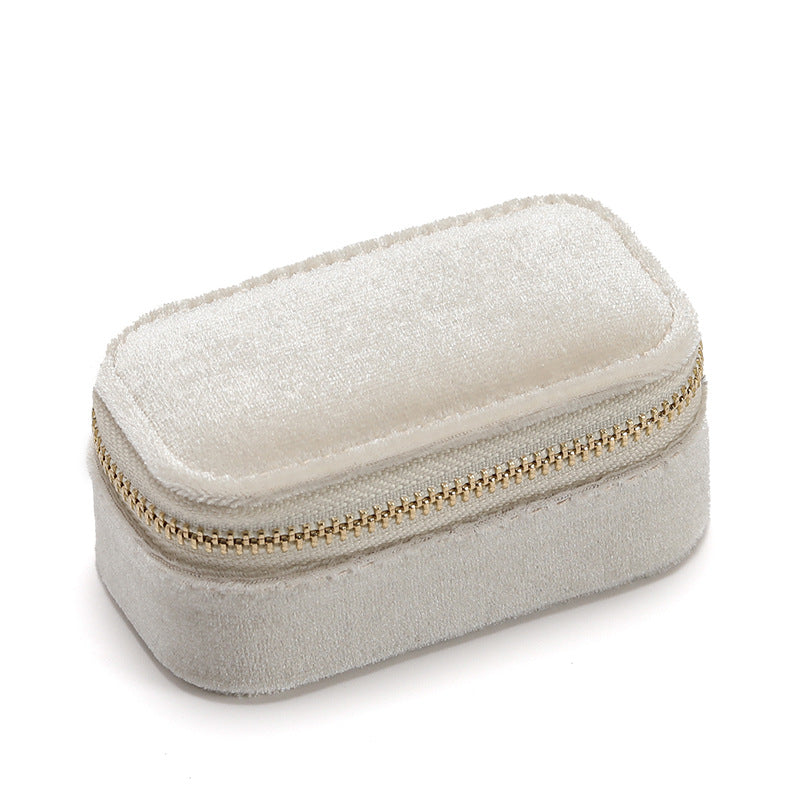 Velvet Travel Jewelry Storage Box - Portable and Stylish