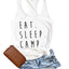 Eat Sleep Camp Racerback Tank Top