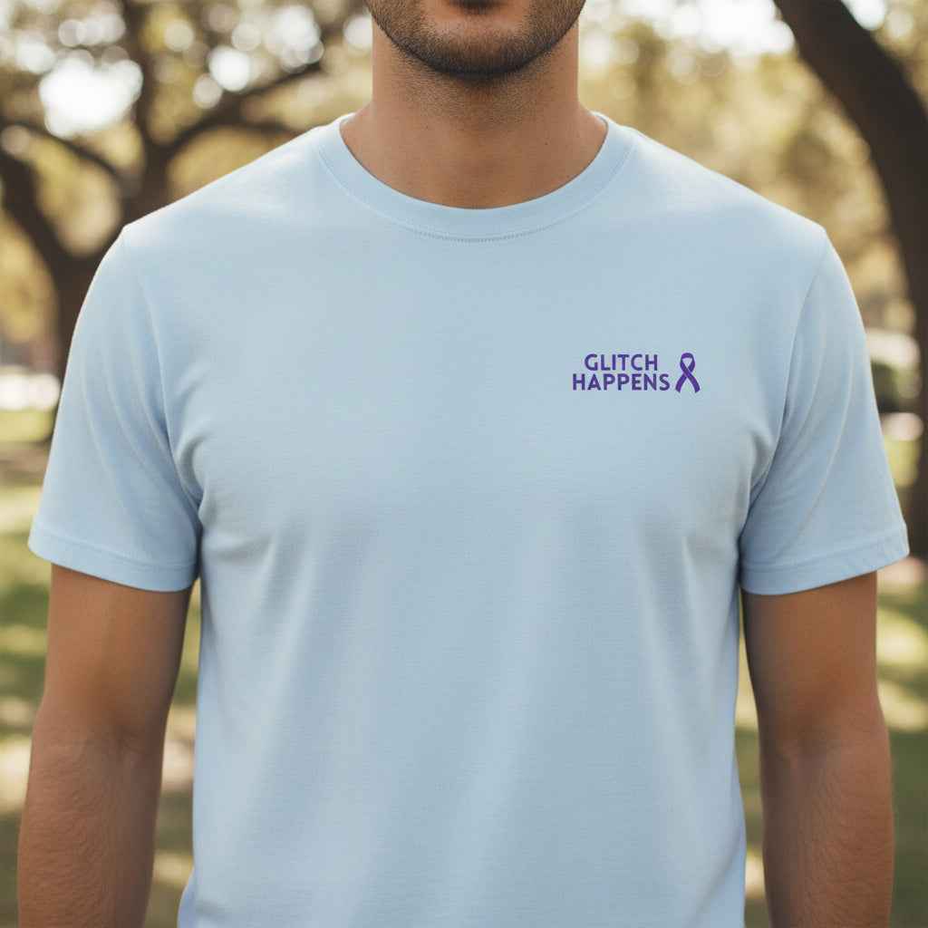 Camiseta Glitch Happens – Camiseta Minimalista de Primeros Auxilios