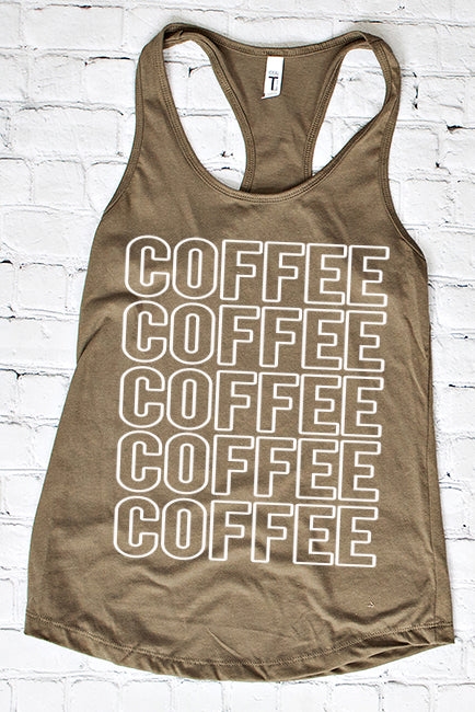 Premium Coffee Tank Top - Stylish and Comfortable - Korvel