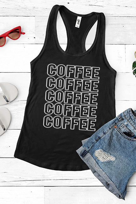 Premium Coffee Tank Top - Stylish and Comfortable - Korvel