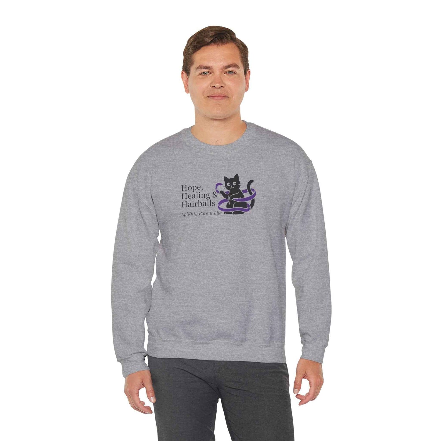 Sudadera Epikitty Parent Life de Esperanza, Sanación y Bolitas de Pelo