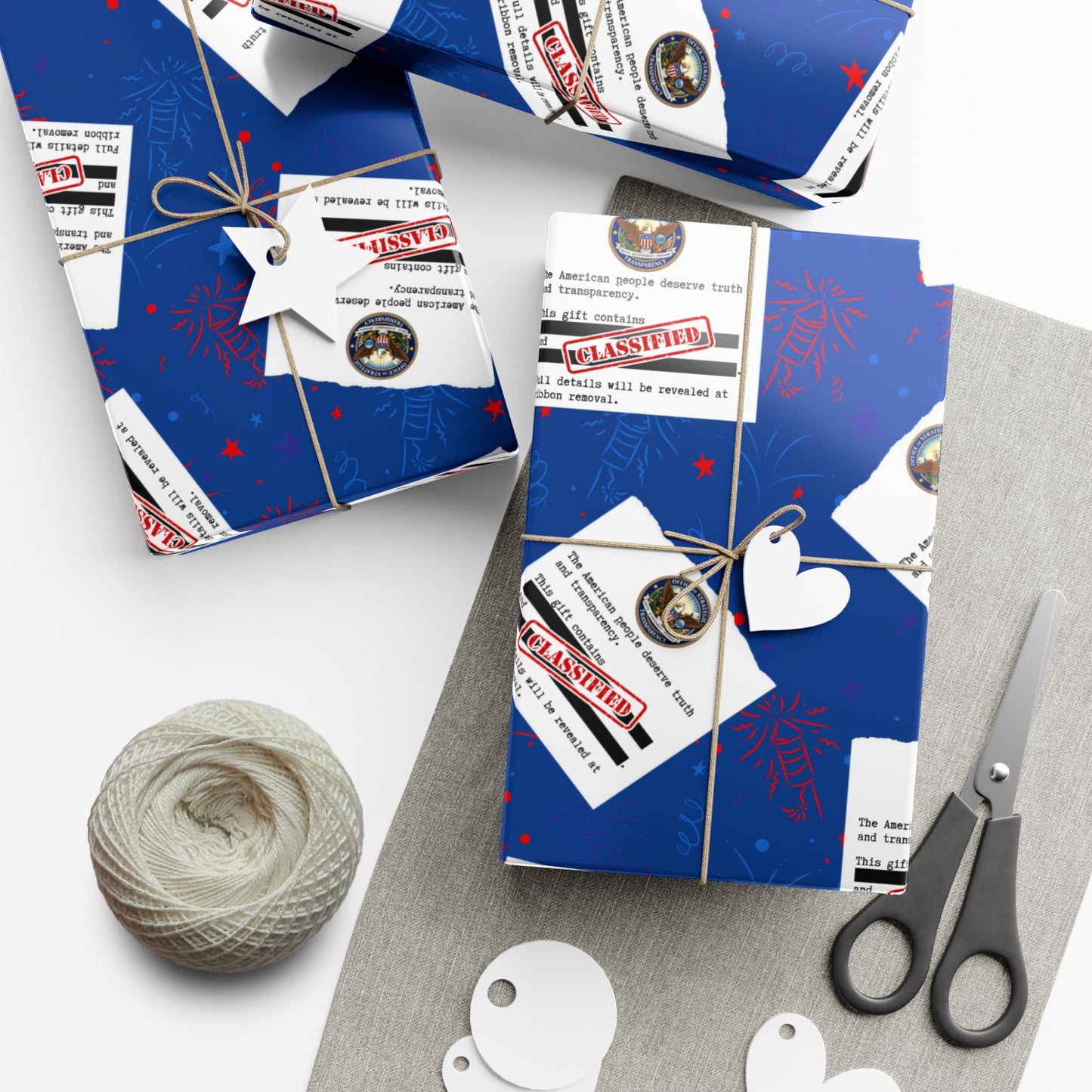Papel de Regalo de Documentos Clasificados para Todas las Ocasiones
