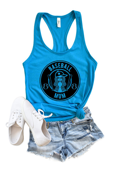 Baseball Mom Racerback Tank Top