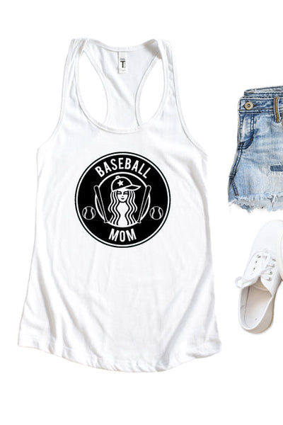 Baseball Mom Racerback Tank Top