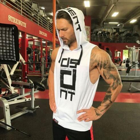 Men's Summer Sleeveless Hoodie