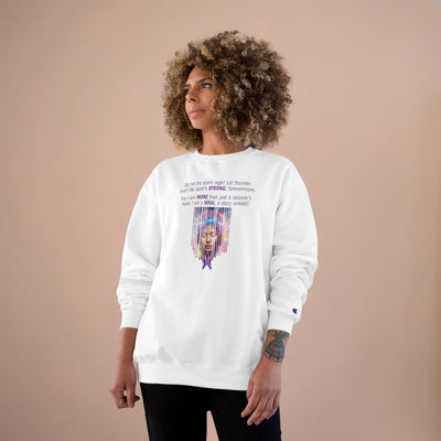 Champion Eco-Friendly Crewneck Sweatshirt - A Story of Strength - Korvel