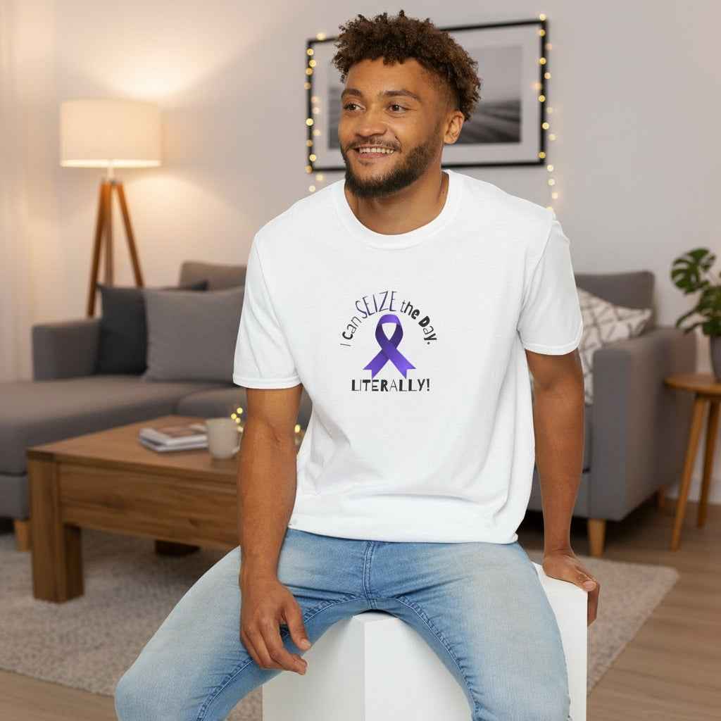 Epilepsy Awareness Pin Button - Seize the Day