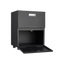 Office furniture Copier Cabinet black 2 door steel copier stand mobile pedestal file Printer Stand - Korvel