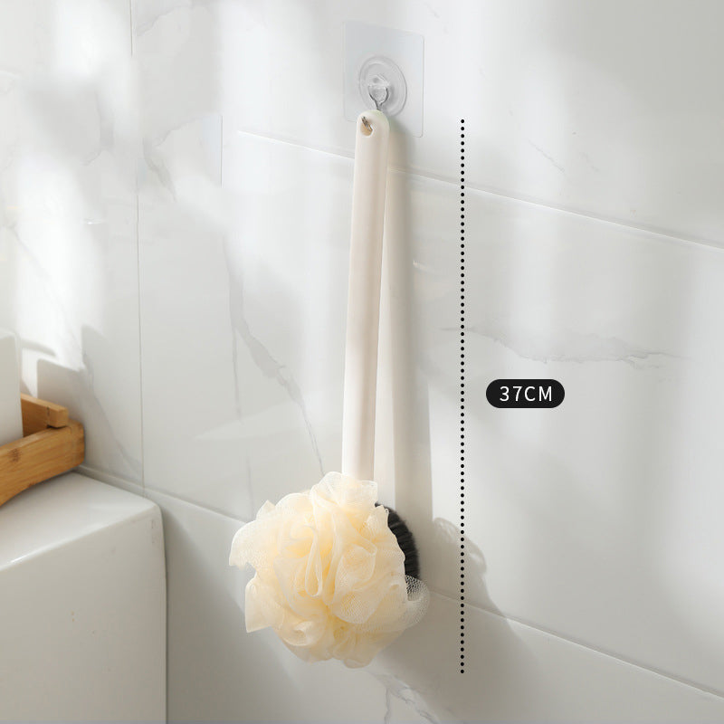Japanese Style Long Handle Bath Brush with Soft Hair
