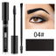 Romantic Beauty Two-Headed Brow Brush For Long-Lasting Styling Waterproof Perspiration-Proof Brow Dye - Korvel