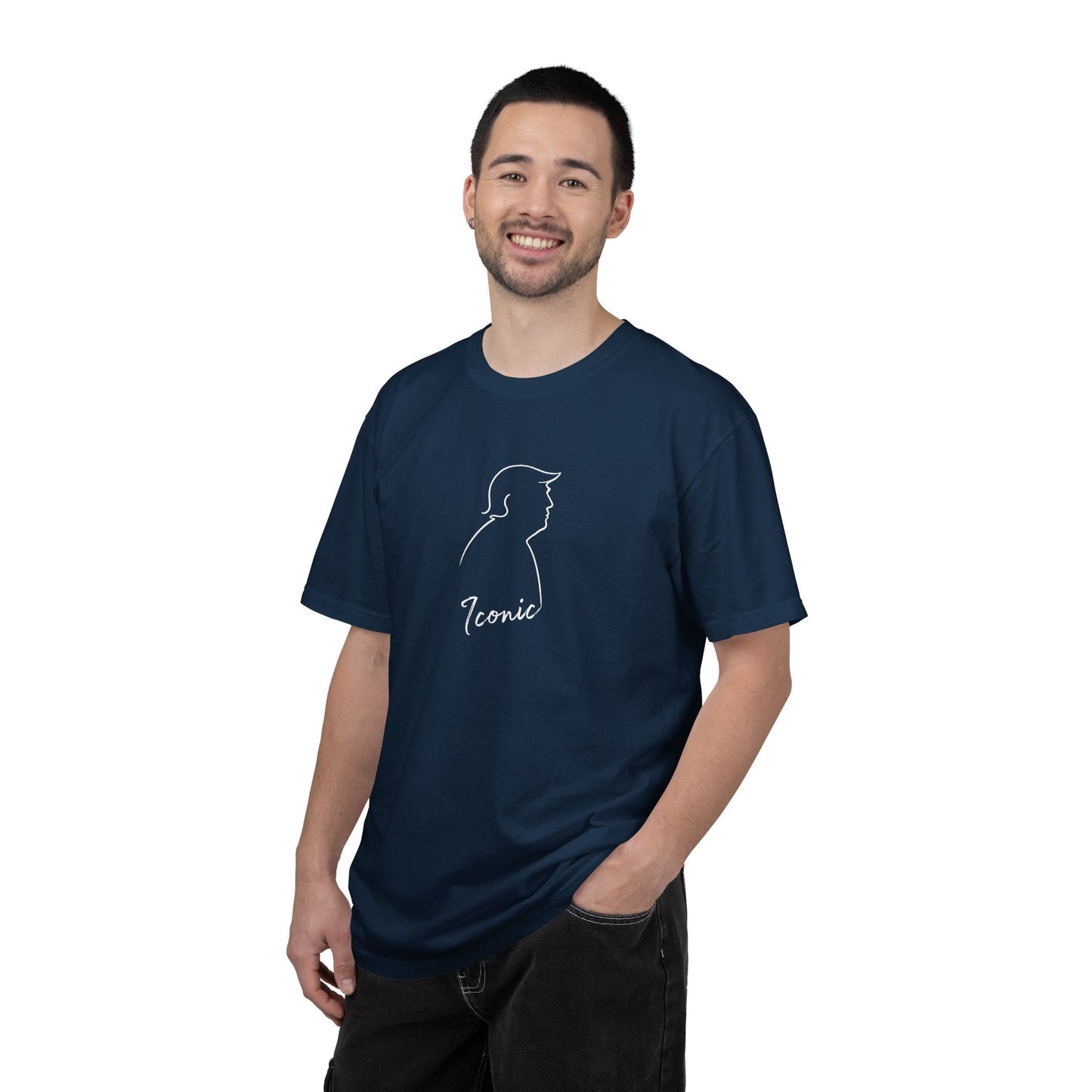 Iconic Minimal Silhouette Statement T-Shirt