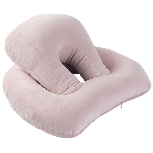 U-Shaped Travel Neck Pillow with Arm Rest Support
