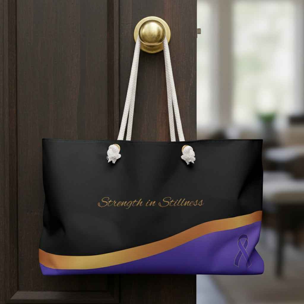 The Violet Wave Weekender Bag - Strength in Stillness