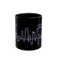 Waves of Strength Black Awareness Mug - 11oz & 15oz