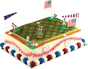 Kit de Décoration de Gâteau Baseball