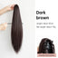 Grab clip ponytail wig female straight hair ponytail mini small grab clip ponytail long straight hair chemical fiber wig high ponytail - Korvel
