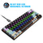 New 68 key RGB luminous esports game with blue and red axis mechanical keyboard laptop MAC 60% - Korvel
