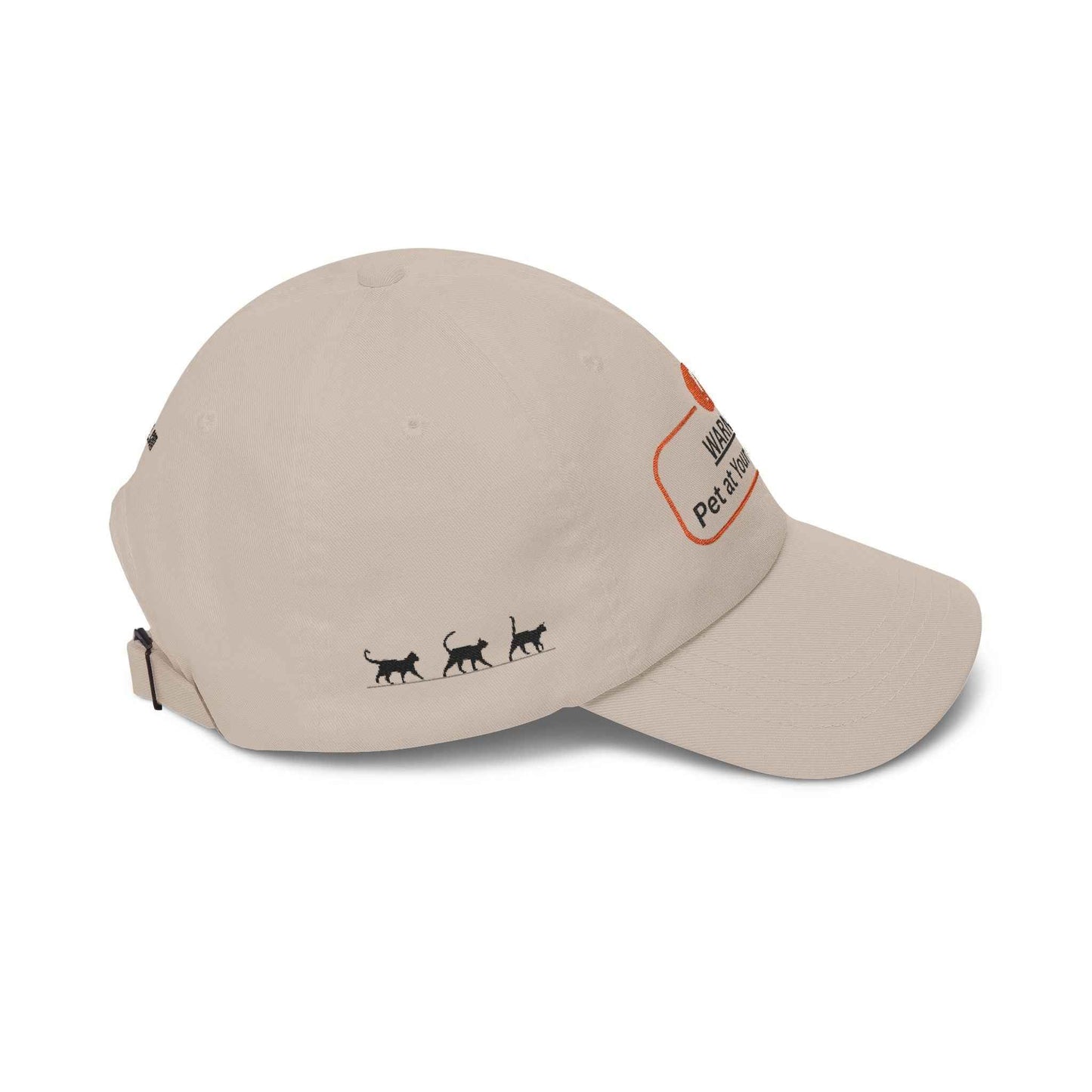 Advertencia: Gorro de Peligro de Mascota – Gorra Bordada de Gato Sassy