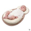 Baby Pillows for Sleeping,Baby Snuggle Nest Sleeper Lounger with Soft&Breathable Head Support Pillow - Korvel