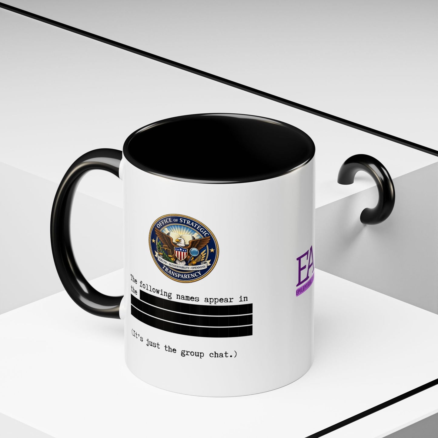 Unsealed Documents Coffee Mug – Political Satire Design