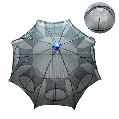 8 Hole Shrimp Catcher Trap - Premium Fishing Net