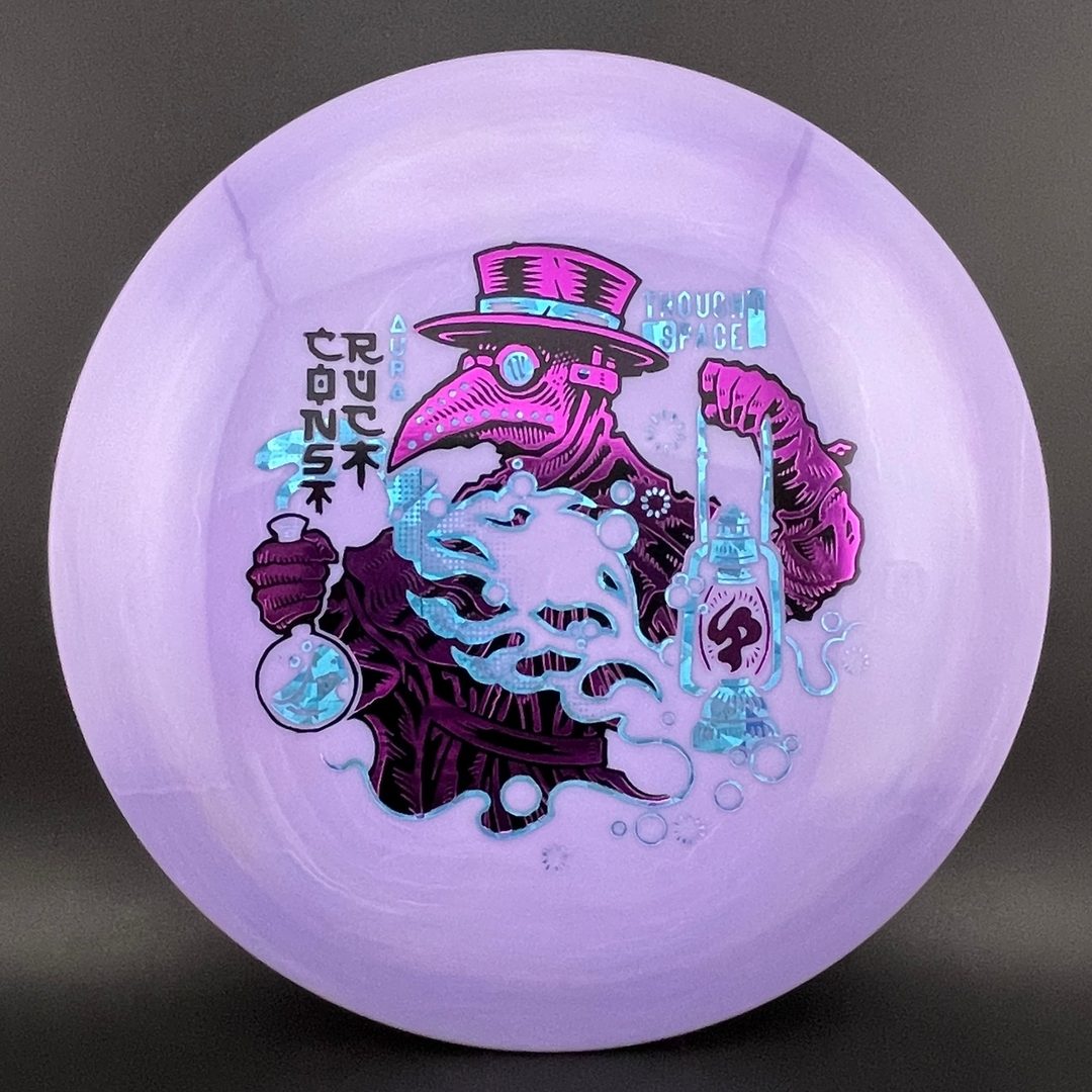 Swirly Aura Construct - Plague Doctor - First Run Disc Golf Driver