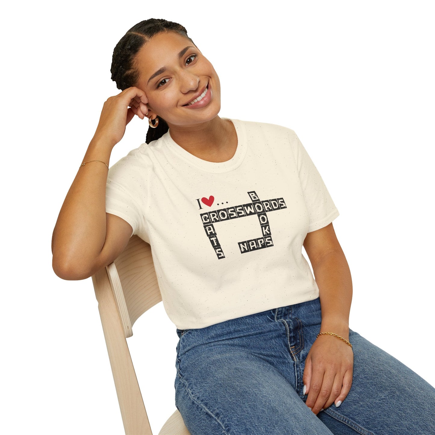 Purrfectly Cozy Crosswords Unisex T-Shirt - Korvel
