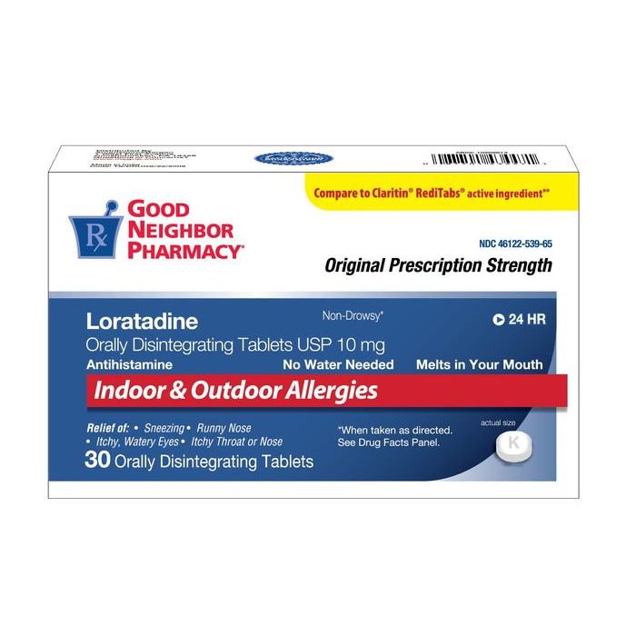 Tabletas Orales Disolventes GNP Loratadina 10mg - 30 Contenido