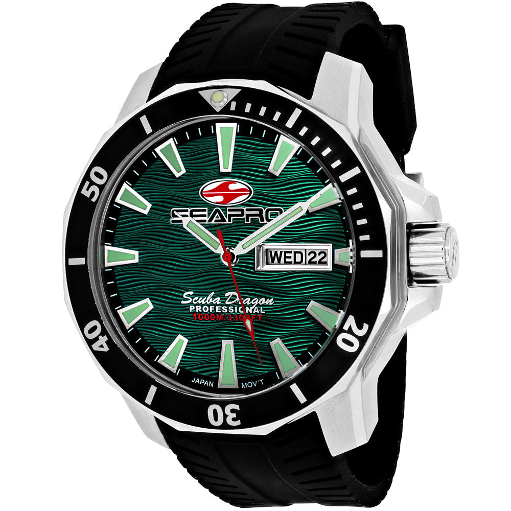 Reloj de buceo Seapro Men's Scuba Dragon Diver Edición Limitada