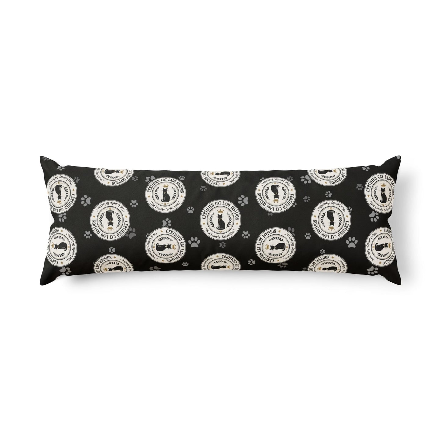 Coussin de corps de la division des amatrices de chats certifiées