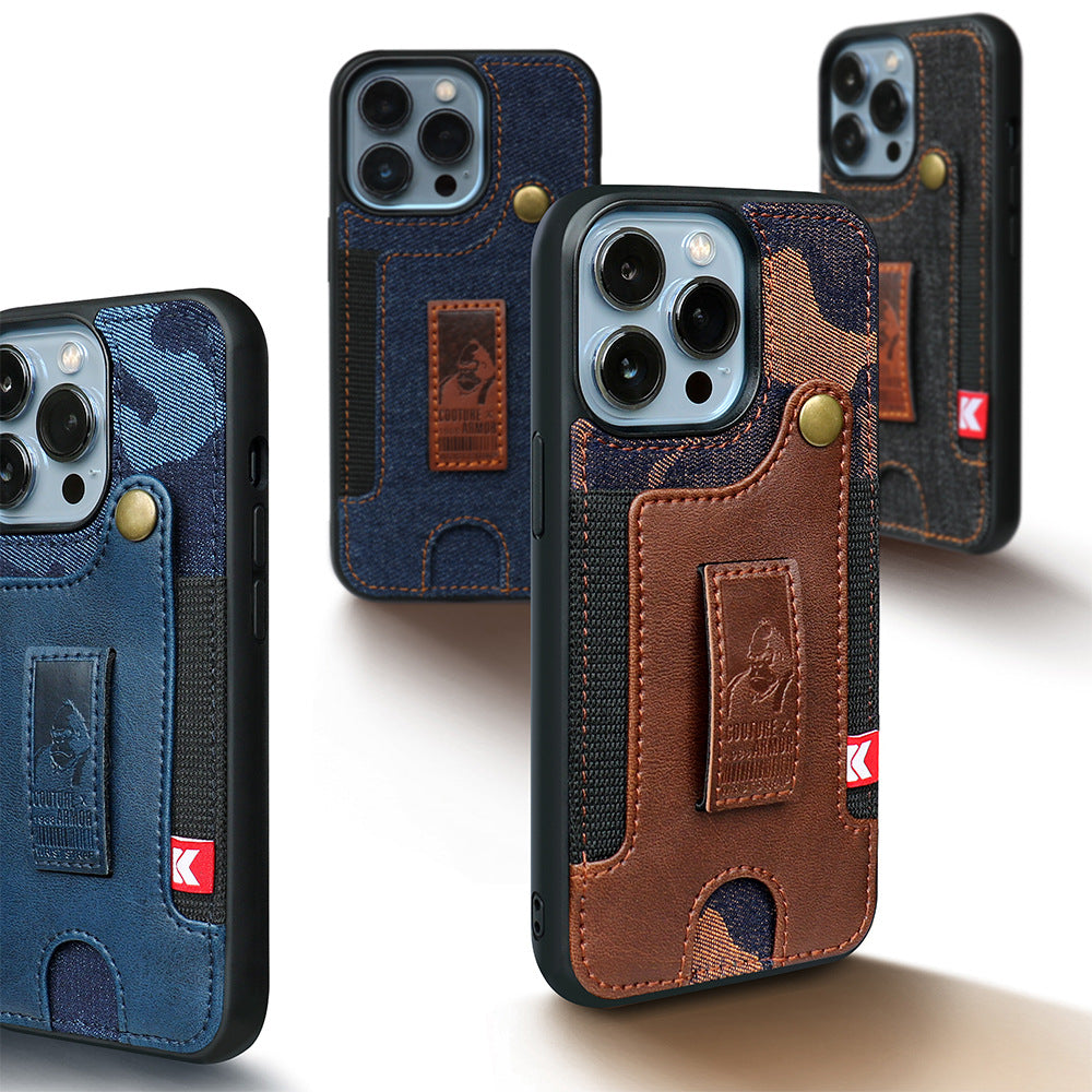 For iPhone 13pro Case Apple 14 Plug-in Wristband Phone Cover iPhone 14 Case - Korvel