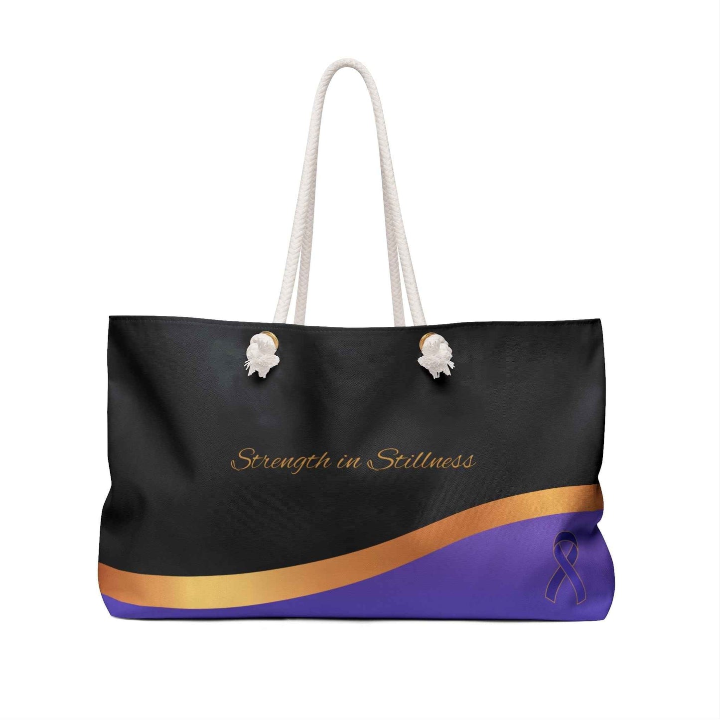 The Violet Wave Weekender Bag - Strength in Stillness