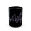 Waves of Strength Black Awareness Mug - 11oz & 15oz